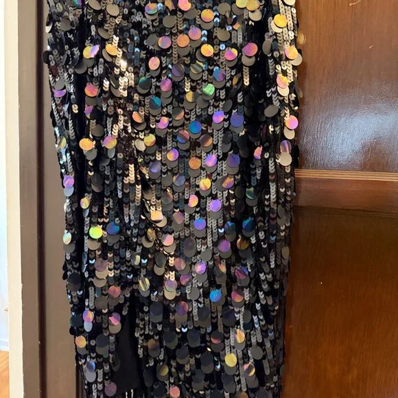 Parker Sequin Pencil Skirt - Picture 3 of 6